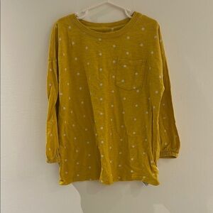 GAP Kids Yellow Polka Dot Shirt